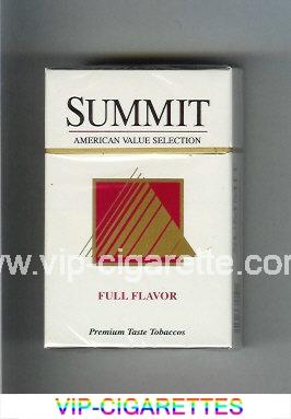 Summit Full Flavor Cigarettes hard box