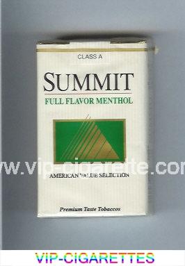 Summit Full Flavor Menthol Cigarettes soft box