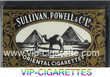 Sullivan. Powell and Co.Ld. Oriental Cigarettes 25 wide flat hard box