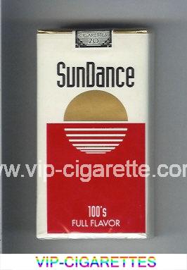 SunDance Full Flavor 100s Cigarettes soft box