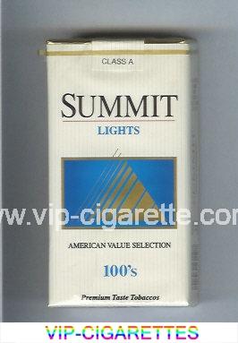 Summit Lights 100s Cigarettes soft box