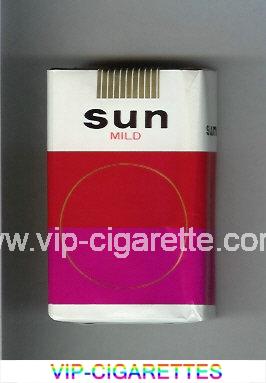 Sun Mild Cigarettes soft box