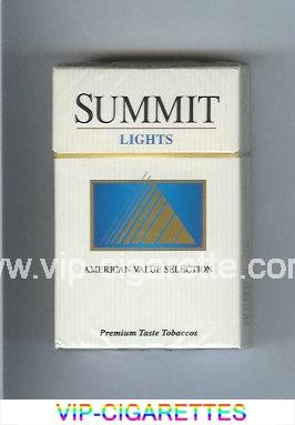 Summit Lights Cigarettes hard box