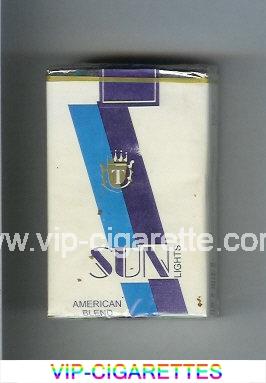 Sun American Blend Lights Cigarettes soft box