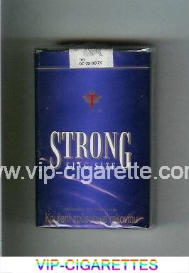 Strong cigarettes blue soft box