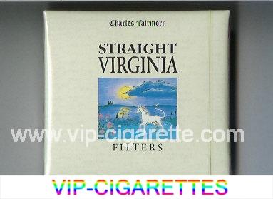 Straight Virginia cigarettes wide flat hard box