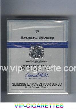 Sterling 25 Benson and Hedges Special Mild cigarettes hard box