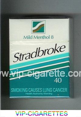 Stradbroke Mild Menthol 8 40 cigarettes hard box