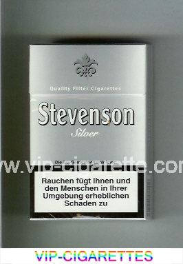 Stevenson Silver cigarettes hard box