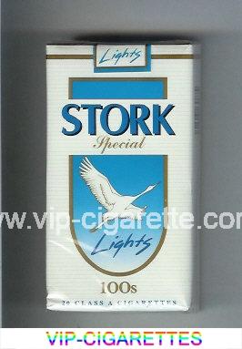 Stork Special Lights 100s cigarettes soft box