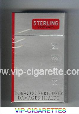 Sterling 100s cigarettes hard box