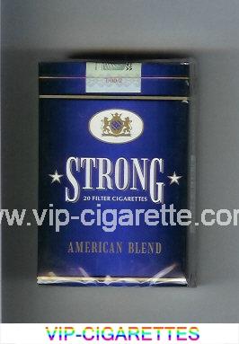 Strong American Blend cigarettes soft box