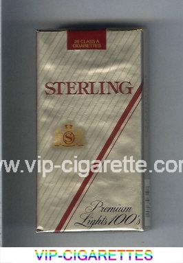 Sterling Premium Lights 100s cigarettes soft box