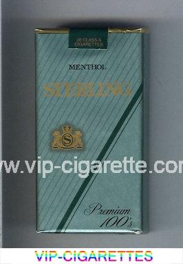 Sterling Premium Menthol 100s cigarettes soft box
