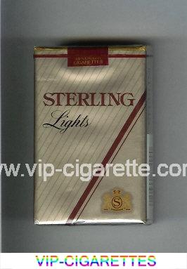 Sterling Lights cigarettes soft box