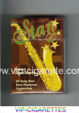 Stars Swiss Chocolate Cigarettes hard box