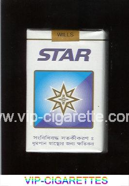 Star Cigarettes white and blue soft box