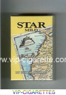 Star Mild By Philip Morris Cigarettes hard box
