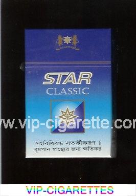 Star Classic Cigarettes blue hard box