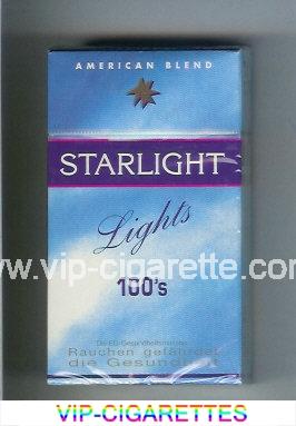 Starlight Lights American Blend 100s Cigarettes hard box