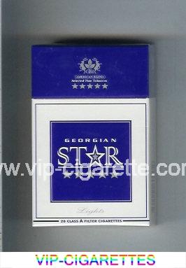 Star Georgian Lights Cigarettes hard box