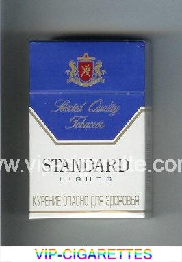 Standard Lights Selected Quality Tobaccos Cigarettes hard box