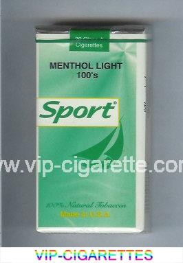 Sport Menthol Light 100s cigarettes soft box