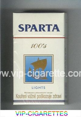 Sparta 100s Lights cigarettes hard box