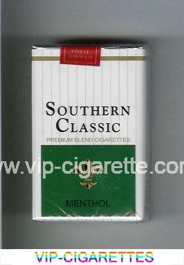 Southern Classic Menthol cigarettes soft box