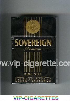 Sovereign Premium King Size cigarettes black hard box