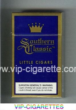 Southern Classic Little Cigars 100s cigarettes Lights hard box