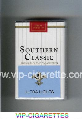 Southern Classic Ultra Lights cigarettes soft box