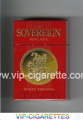 Sovereign Finest Virginia King Size cigarettes red hard box