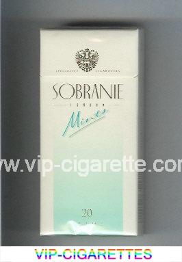 Sobranie London Slims Mints 100s cigarettes hard box