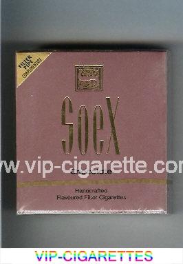 Soex Chocolate cigarettes wide flat hard box