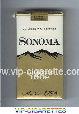 Sonoma Lights 100s cigarettes soft box