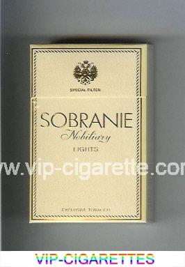 Sobranie Nobiliary Lights cigarettes hard box