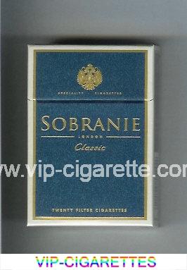 Sobranie London Classic cigarettes hard box