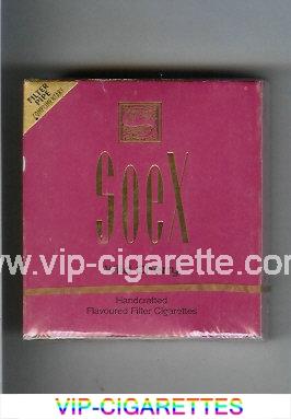 Soex Wild Cherry cigarettes wide flat hard box