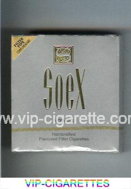 Soex Vanilla cigarettes wide flat hard box