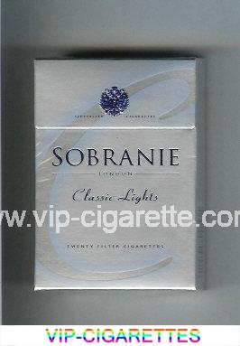 Sobranie London 'C' Classic Lights cigarettes hard box