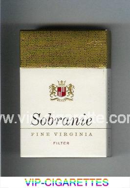 Sobranie Fine Virginia Filter cigarettes hard box