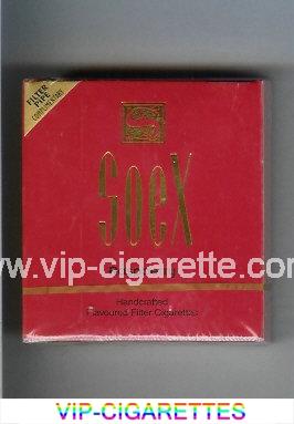 Soex Raspberry cigarettes wide flat hard box