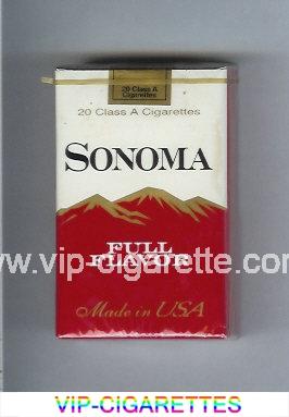 Sonoma Full Flavor cigarettes soft box