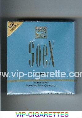 Soex Menthol cigarettes wide flat hard box