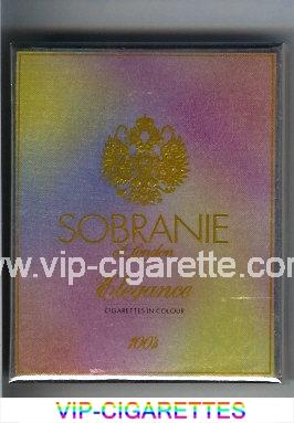 Sobranie of London Elegance 100s cigarettes wide flat hard box