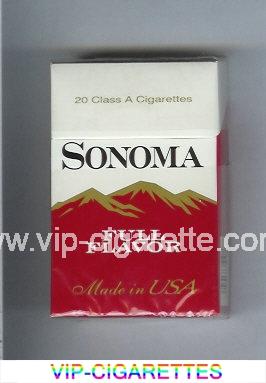 Sonoma Full Flavor cigarettes hard box