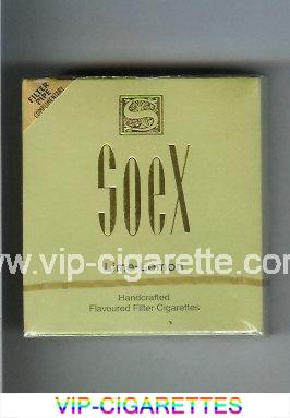 Soex Lime-Lemon cigarettes wide flat hard box