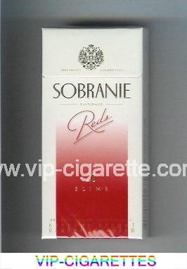 Sobranie London Slims Reds 100s cigarettes hard box