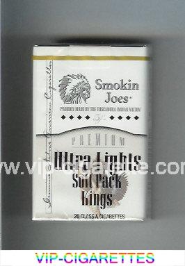 Smokin Joes Premium Ultra Lights Soft Pack Kings cigarettes soft box